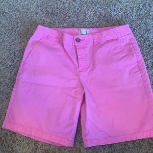 Hot pink boyfriend shorts